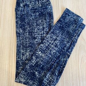 NEW kids Blue Patterned Leggings